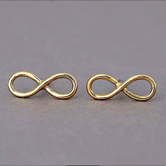 Jewelry - ⚜️[𝟯/$𝟭𝟴]⚜️Infinity Gold Simple Earrings NEW